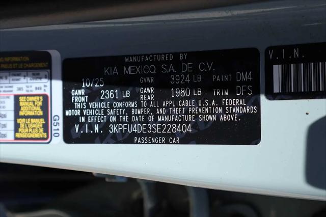 2025 Kia K4 EX