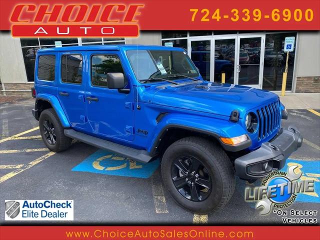2022 Jeep Wrangler Unlimited Sahara Altitude 4x4 for sale in Murrysville, PA