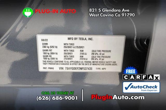 2022 Tesla Model Y Performance Dual Motor All-Wheel Drive