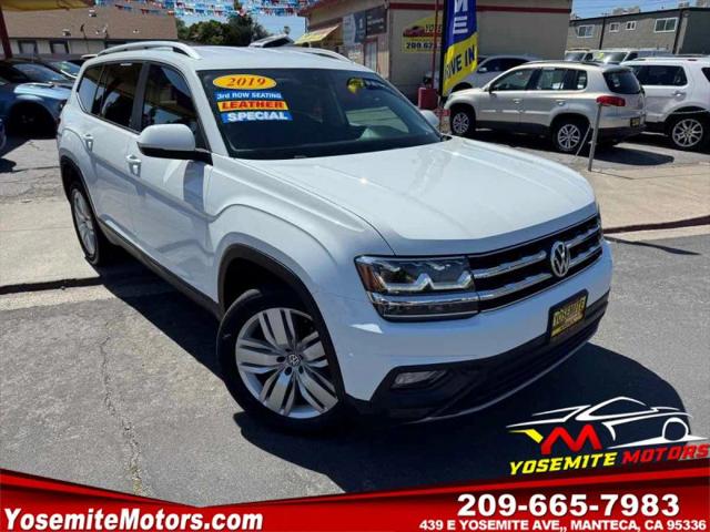 2019 Volkswagen Atlas 3.6L V6 SE w/Technology for sale in Manteca, CA