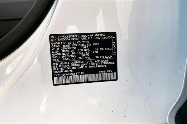 2021 Volkswagen Atlas 3.6L V6 SEL Premium