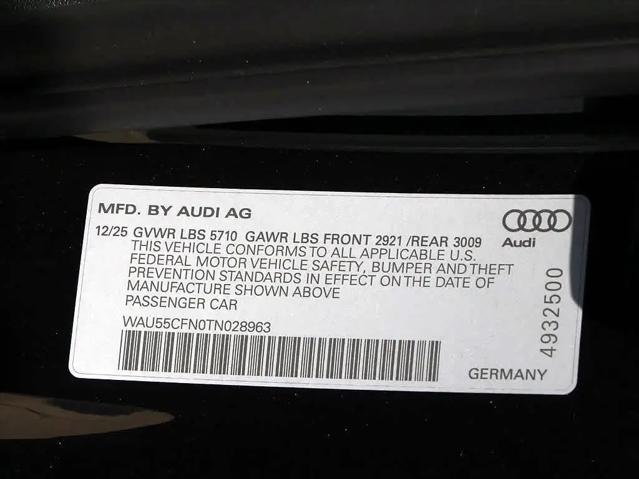 2026 Audi A6 Premium Plus quattro S tronic