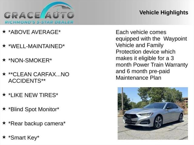 2021 Acura TLX Advance Package