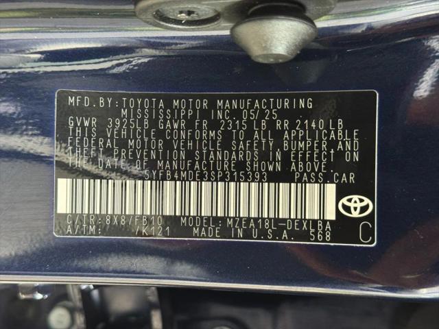 2025 Toyota Corolla LE