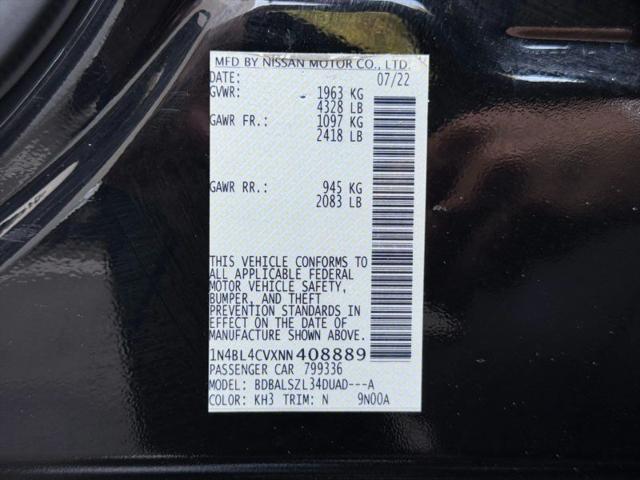 2022 Nissan Altima SR FWD