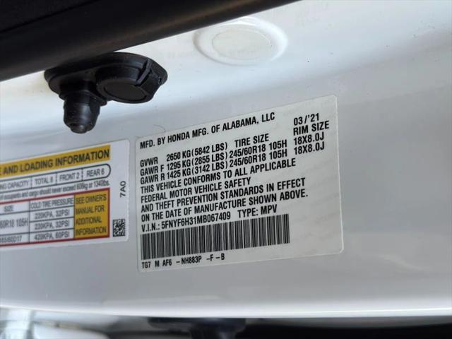 2021 Honda Pilot AWD EX