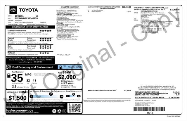 2025 Toyota Corolla LE