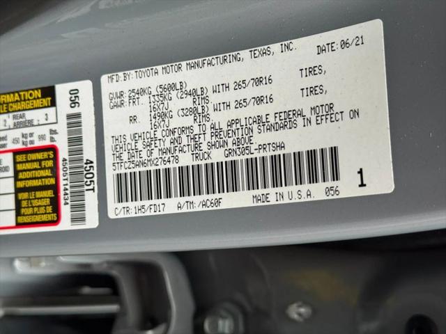 2021 Toyota Tacoma TRD Off-Road