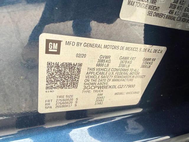 2020 Chevrolet Silverado 1500 2WD Crew Cab Short Bed Custom