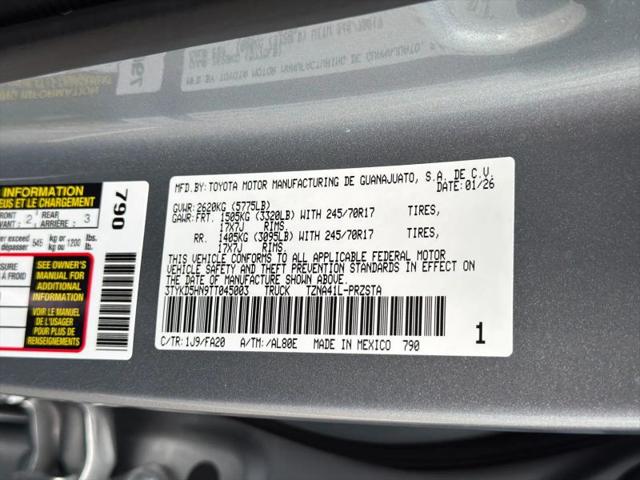 2026 Toyota Tacoma SR