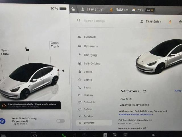 2023 Tesla Model 3 Rear-Wheel Drive