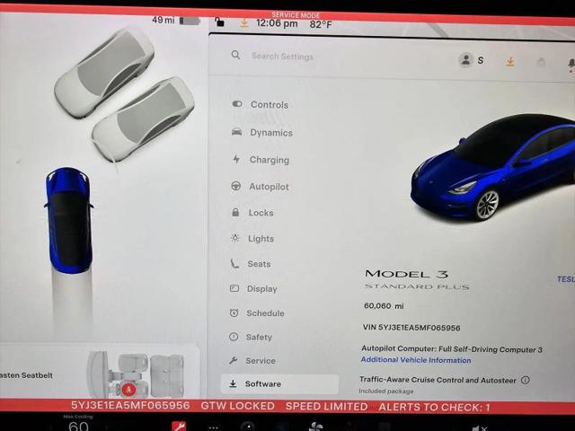 2021 Tesla Model 3 Standard Range Plus Rear-Wheel Drive