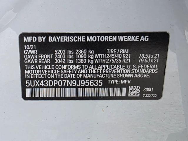 2022 BMW X3 sDrive30i