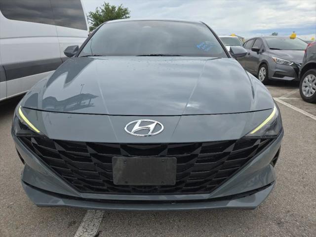 2022 Hyundai Elantra Hybrid Blue