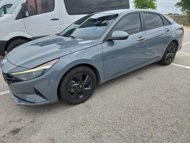 2022 Hyundai Elantra Hybrid Blue