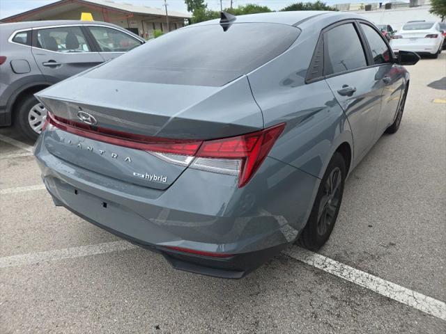 2022 Hyundai Elantra Hybrid Blue