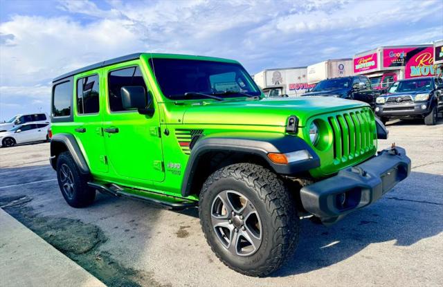 2018 Jeep Wrangler Unlimited Sport S 4x4