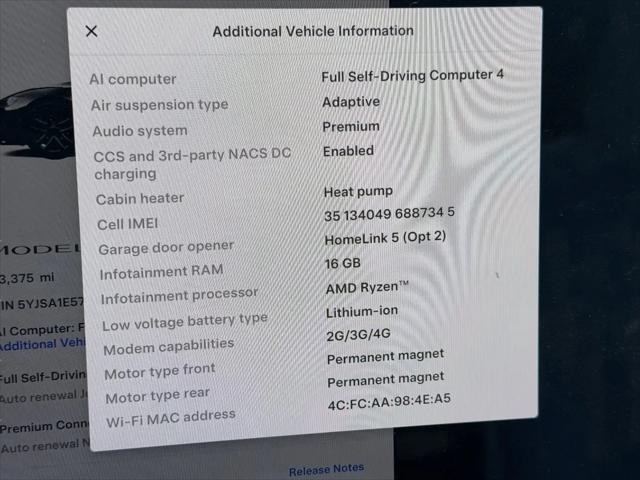 2023 Tesla Model S Standard Range