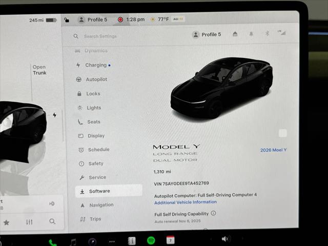 2026 Tesla Model Y Long Range Launch Series