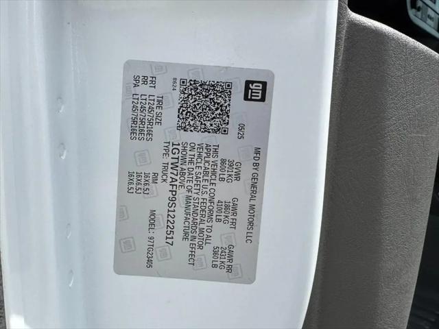 2025 GMC Savana Cargo RWD 2500 Regular Wheelbase Work Van