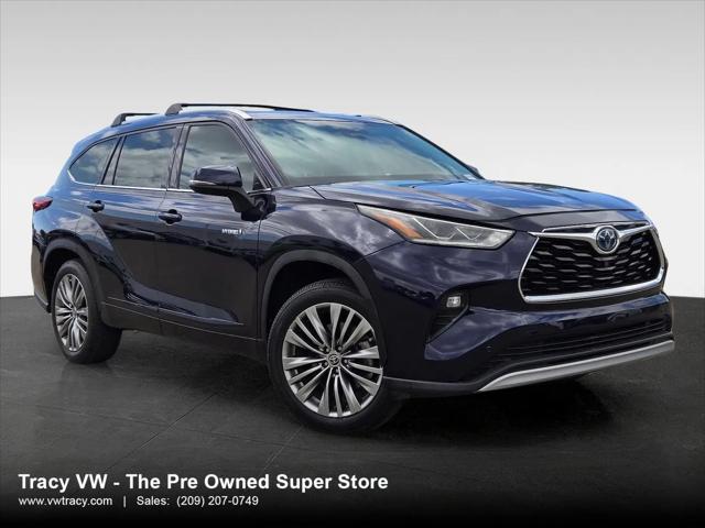 2021 Toyota Highlander Hybrid Platinum for sale in Tracy, CA