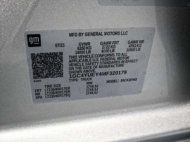 2021 Chevrolet Silverado 3500HD 4WD Crew Cab Long Bed LTZ