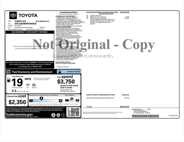 2023 Toyota Tundra SR5