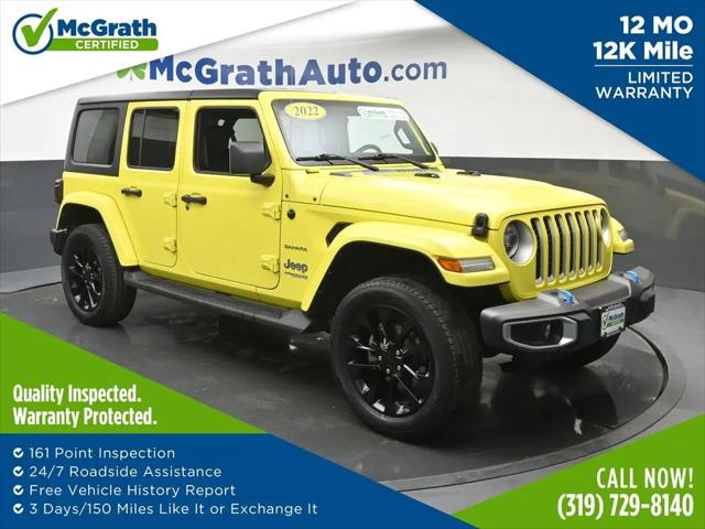 2022 Jeep Wrangler 4xe Unlimited Sahara 4x4 for sale in Marion, IA