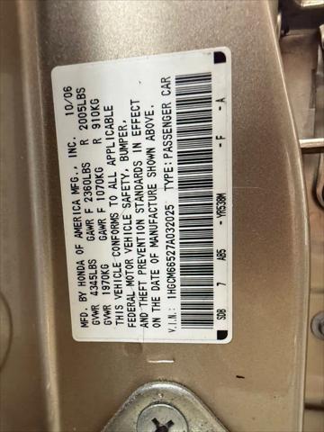 2007 Honda Accord 3.0 EX