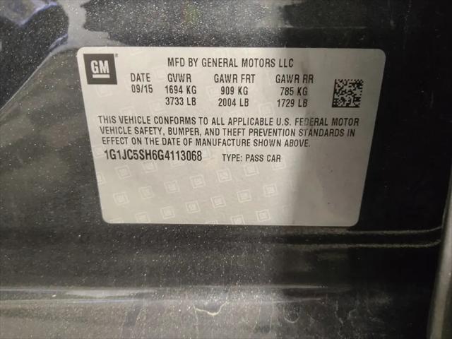 2016 Chevrolet Sonic LT Auto