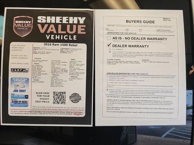 2016 Ram 1500 Rebel