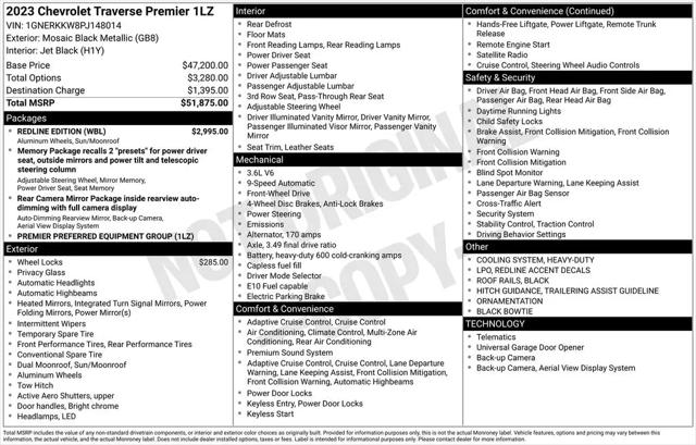 2023 Chevrolet Traverse FWD Premier
