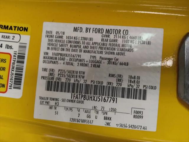 2018 Ford Mustang EcoBoost Premium