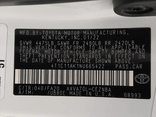 2022 Toyota Camry LE
