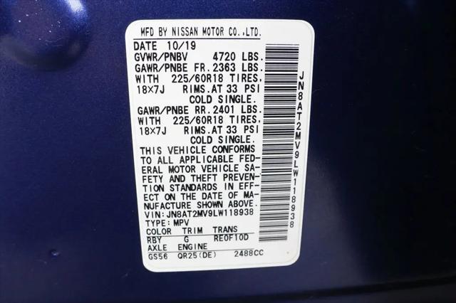 2020 Nissan Rogue SV Intelligent AWD