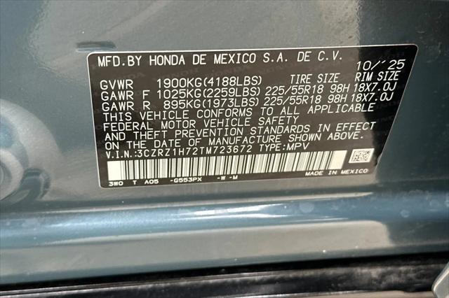 2026 Honda HR-V 2WD EX-L