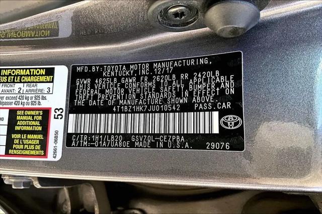2018 Toyota Camry XSE V6
