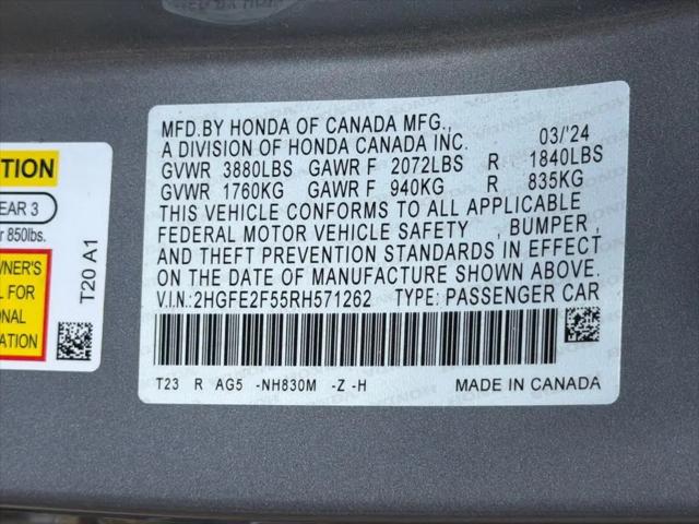 2024 Honda Civic Sport