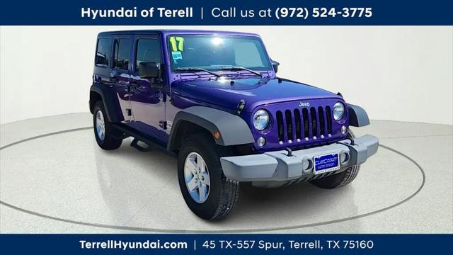 2017 Jeep Wrangler Unlimited Sport 4x4 for sale in Terrell, TX