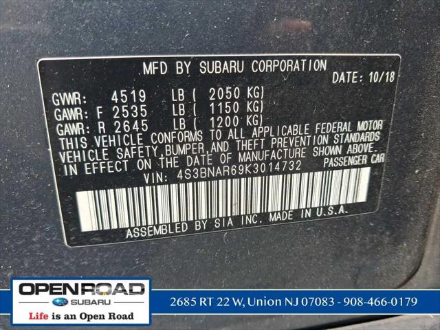 2019 Subaru Legacy 2.5i Sport