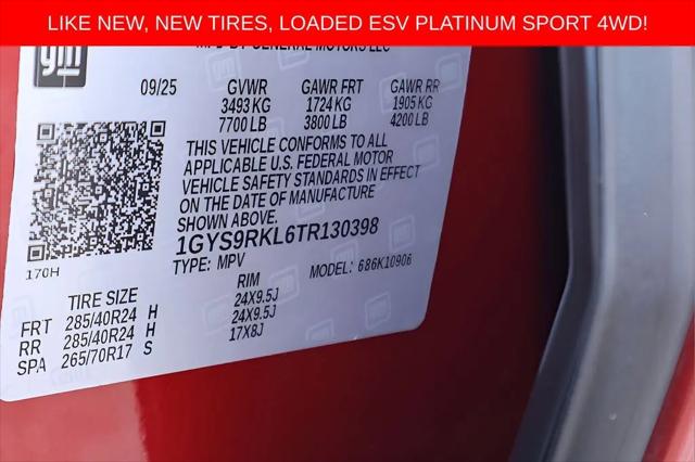 2026 Cadillac Escalade ESV Platinum Sport