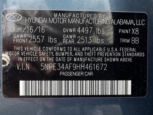 2017 Hyundai Sonata Limited