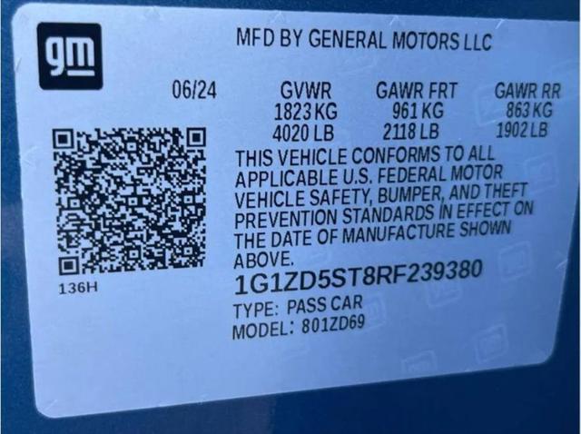 2024 Chevrolet Malibu FWD 1LT