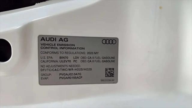 2023 Audi A5 Cabriolet Premium Plus 45 TFSI S line quattro S tronic