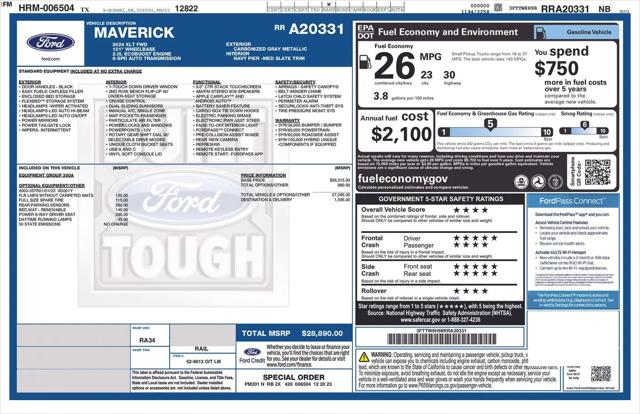 2024 Ford Maverick XLT