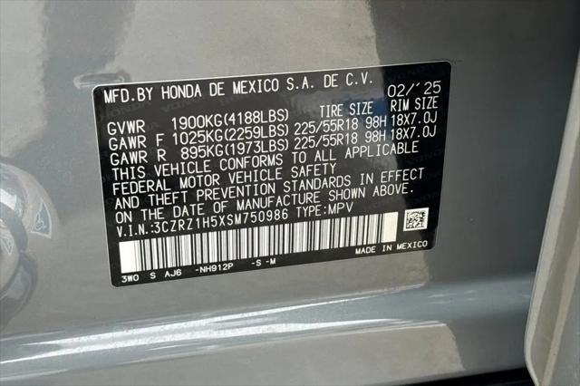 2025 Honda HR-V 2WD Sport