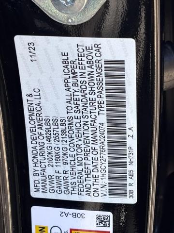 2024 Honda Accord Hybrid Sport-L