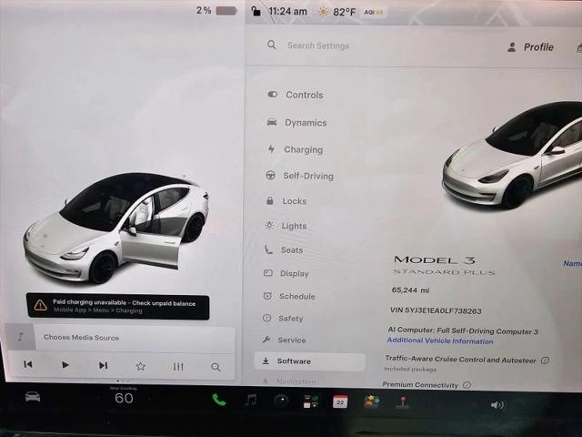 2020 Tesla Model 3 Standard Range Plus Rear-Wheel Drive