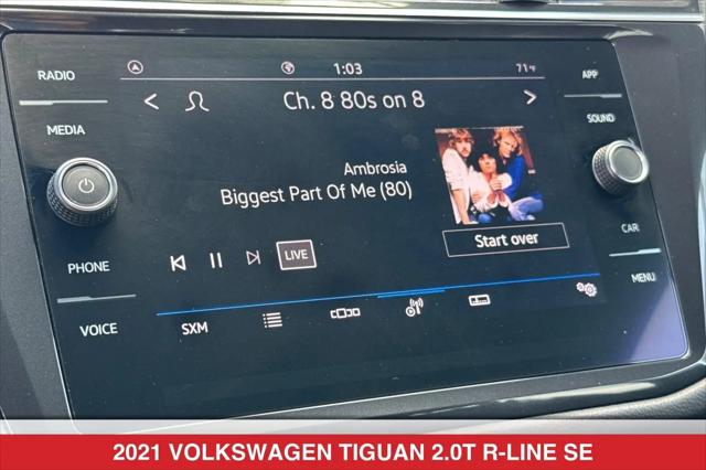 2021 Volkswagen Tiguan 2.0T SE R-Line Black