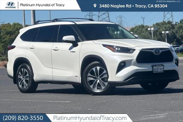 2021 Toyota Highlander Hybrid XLE for sale in Tracy, CA